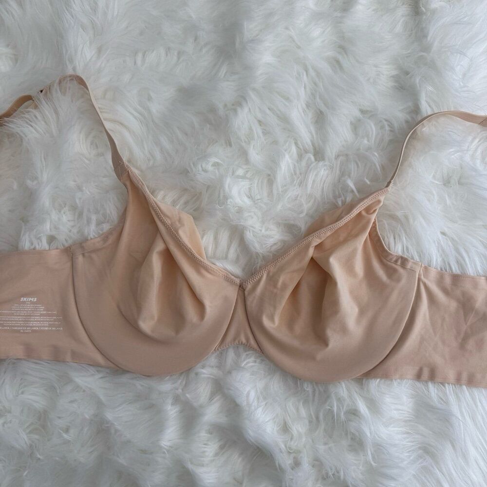 Skims Smoothing Intimates Unlined Full Coverage Bra Sand Size 34D - Picture 6 of 7